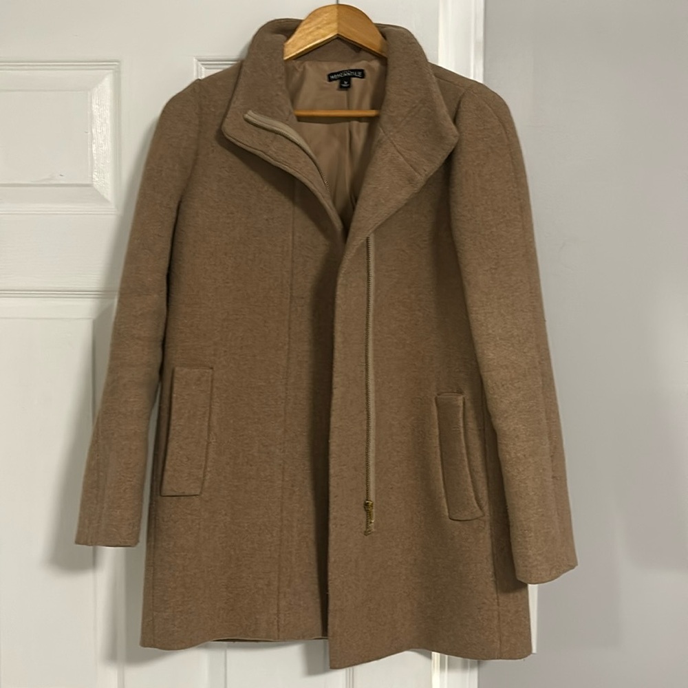 Wool coat, oversized fit